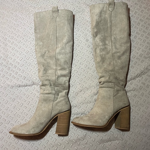 Vici Shoes - VICI Saint Slouch Boot - light grey - Size 9